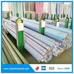 Acier durci chromé trempé à induction